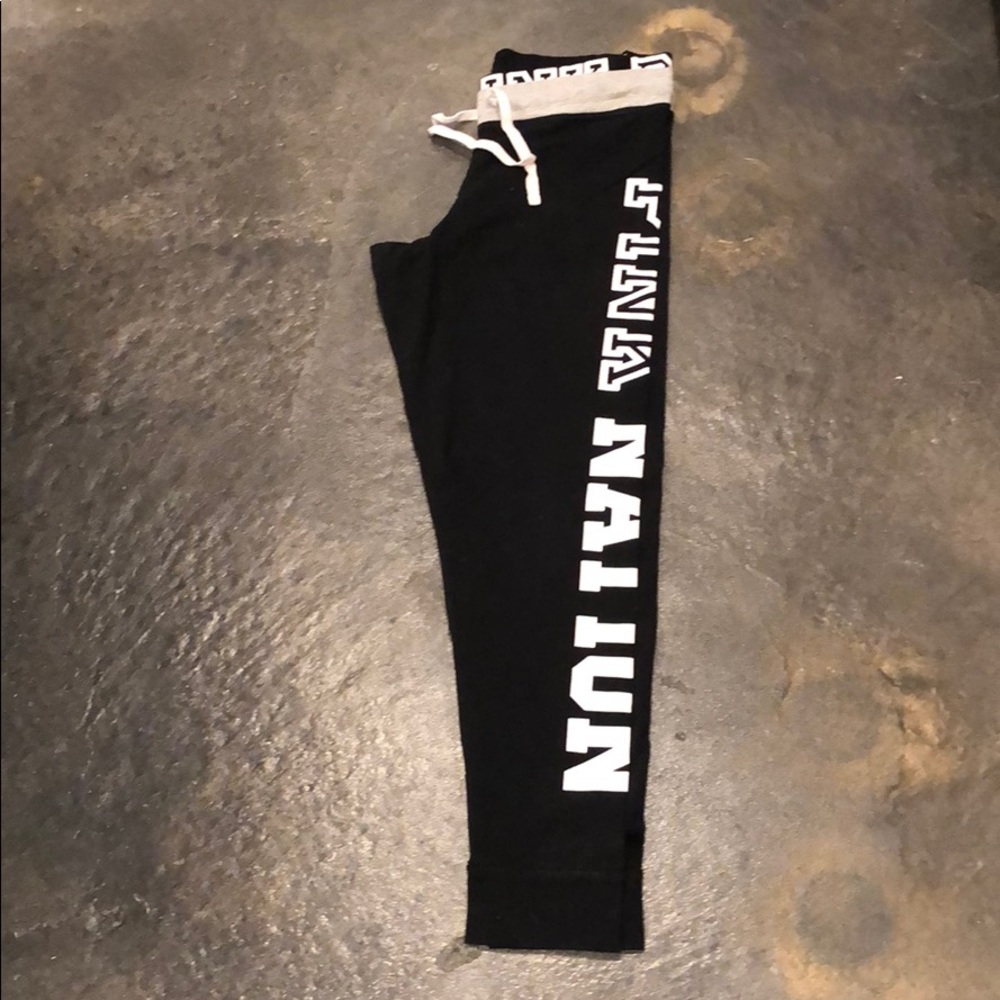 Pink nation elastic waist tie leggings! SOLD!!!!!